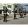 copper figure sculpture for /outdoor musician statue